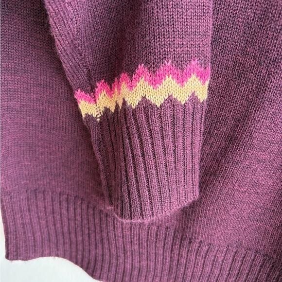 THE LIMITED fair isle rhinestone wool sweater - Picture 5 of 13